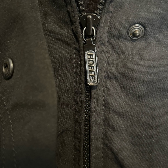 Vintage ROFFE w/ Gold Belt Ski Snowboarding Jacket Coat USA M / 8 - Picture 15 of 15